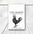 French Culinary Rooster Tea Towel
