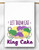 Let Them Eat King Cake Mardi Gras Tea Towel