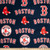 Fabric Traditions MLB Fleece Boston Sox Toss  Yard  White Red