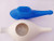 Leak Proof Ceramic Neti Pot White and Travel neti Pot Blue