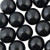 Fun Express - Black Gum Balls - Edibles - Gum - Bulk Gumballs- 97 Pieces