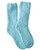 World's Softest Knit Pickin Fireside Crew Sock  Sea Blue