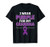 Pancreatic Cancer Awareness I Wear Purple For My Grandma T-Shirt