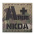Multicam Infrared IR APOS NKDA APlus Blood Type 2x2 Tactical Morale Hook and Loop Patch