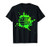 Teen Volleyball Green Paint Splatter Bump Set Spike Repeat T-Shirt