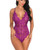 Buitifo Women Lace Bodysuit One Piece Babydoll Backless Mini Teddy V Neck Lingerie  Purple  S Buitifo Women Lace Bodysuit One Piece Babydoll Backless Mini Teddy V Neck Lingerie  Purple  S