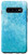 Galaxy S10 Design Gift Cool Abstract Pattern Paint Pastel Blue Turquois Case