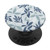 Blue Botanical Foliage  and  White Berry Floral Bud Pattern PopSockets PopGrip  Swappable Grip for Phones  and  Tablets