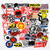 Rock and Roll Stickers 100Pcs Variety Vinyl Car Sticker Motorcycle Bicycle Luggage Decal Graffiti Patches Skateboard Stickers for Laptop Stickers