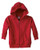 RABBIT SKINS Toddler Zip Jersey-Lined Hooded Sweatshirt  Red  2T
