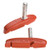 Kool Stop Cantilever Thinline, Cantilever Brake Pads, Non-Threaded Posts, Salmon, Red, Pair