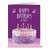 Happy Birthday Cards Bulk  24 Pack  Happy Birthday Purple Cake Designs  YELLOW ENVELOPES INCLUDED  Birthday Greeting Cards  Glossy Cover Blank Inside  By Note Card Cafe