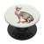 Hairless Sphynx Cat Kitten with Orange Yellowish Eyes PopSockets PopGrip  Swappable Grip for Phones  and  Tablets
