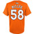 Outerstuff Von Miller Denver Broncos Orange 30 Youth Performance Name and Number T-Shirt  Large 14 16