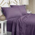 Mejoroom Twin Size Sheet Set - Soft Microfiber Bed Sheets Deep Pocket Twin Sheets  Hypoallergenic Wrinkle and  Breathable  Fade Resistant - 3 Piece?Twin?Purple?
