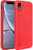 iPhone XR Case  NYGSM Soft Silicone Rubber Bumper Phone Case with Anti-Scratch Microfiber Lining Hard Shell Shockproof Full-Body Protective Case Cover for iPhone XR 6.1" 2018  Red