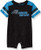 Carolina Panthers Newborn Black Rusher Romper Bodysuit  3-6 Months