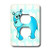 3dRose lsp_6133_6"Blue Hippopotamus" 2 Plug Outlet Cover Multicolor