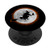 Flying Witch Full Moon Broomstick Black Orange Halloween Zx PopSockets Grip and Stand for Phones and Tablets
