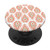 Orange Paisley Design on White Background Pop Socket PopSockets Grip and Stand for Phones and Tablets