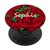 Sophie - Floral Red Roses Personalized First Name PopSockets PopGrip  Swappable Grip for Phones  and  Tablets
