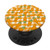 Easter Carrots Pattern On Orange And White Gingham Printed PopSockets PopGrip  Swappable Grip for Phones  and  Tablets