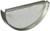 AMERIMAX HOME PRODUCTS CEN265 5-Inch Galvanized Half Round End Cap