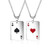 N C Punk Stainless Steel Playing Card Poker Tag Pendant Necklace for Women Men Girl Boy Lukcy Rock Ace of Spade Heart Royal Flush Games Chain Necklace Hip Hop Unisex Jewelry Gift-A 2pcs N C Punk Stainless Steel Playing Card Poker Tag Pendant Necklace for Women Men Girl Boy Lukcy Rock Ace of Spade Heart Royal Flush Games Chain Necklace Hip Hop Unisex Jewelry Gift-A 2pcs
