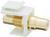 Monoprice 106550 Keystone Jack Modular RCA with White Center, White