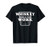 Funny Bar Hopping T-Shirt - Whisky While You Work Pun Tee