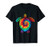 Funny Sea Turtle Ocean Tie Dye Rainbow Hippie Costume Hippy T-Shirt