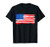 United States of America USA Flag Paint Style T-Shirt