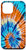 iPhone 12 mini Orange Blue Light Yellow Tie Dye Swirl Pattern Case