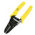 Uxcell Yellow Plastic Coated Handle Wire Stripper Cutter Pliers Tool, 6"