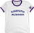 NCAA Washington Huskies Adult Women NCAA Women's Vintage Supima Ringer Tee Large Purple