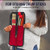 Colorful Drum Stick Bag  Portable Drum Stick Storage Carrier Hanging Handle Bag  Red
