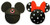 Mickey Mouse Club and Minnie Mouse Polkadot Antenna Toppers