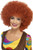 Smiffys Women's One Size 60s Afro Wig  Auburn
