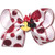 DS-243S Toddler Red Glitter Dots over White with Minnie Miniature