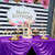 AMZLOKAE Sequin Tablecloth Rectangle 50x80 Purple Table Overlay Glitter Table Cloths for Parties Seamless Tablecloth Sparkle Table Cover for Dining Room Thanksgiving Table Decor