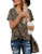 BMJL Women's Casual Cute Shirts Leopard Print Tops Basic Short Sleeve Soft Blouse  X-Small  Leopard07