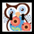 Double Toggle  2-toggle  Light Switch Plate Cover - Springs Owls 2 - Owl Pose 1