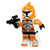 STAR WARS Lego Minifigure - Orange Bomb Squad Trooper with Blaster Gun  7913