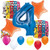 Power Rangers Party Supplies Balloon Decoration Bundle for 4th Birthday