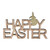 DNDECONATION Happy Easter Greeting Wooden Sign Tabletop Decoration Centerpiece for Spring Gift