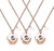 Zuo Bao 3 Sister Necklace Big Sister Middle Sister Little Sister Necklace Set Sisters Gift Best Friend Necklace  3PC RG