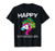 Happy St. Patrick's Day 2021 Unicorn Face Wearing Face Mask T-Shirt