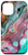 iPhone 12 12 Pro Marbled Paint Swirl - Aqua Blue Pink Teal Case