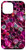 iPhone 12 Pro Max Floral Flowers Pink Yellow Orange Grey Pattern Case