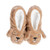 Faceplant Dreams Dog Tired Footsies - Brown  Small